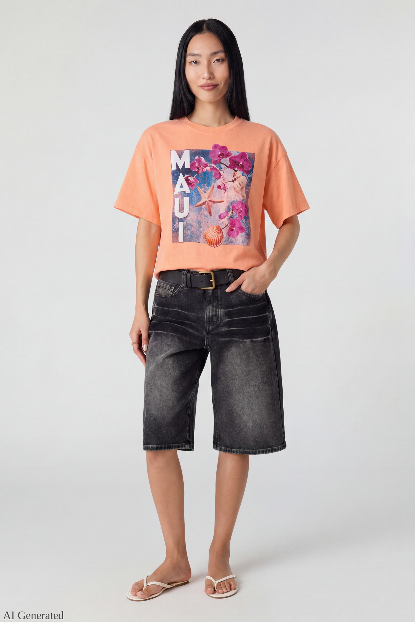 Summer Graphic Boyfriend T-Shirt