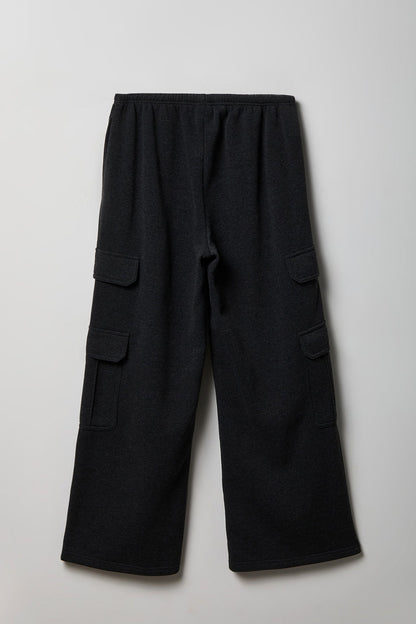 Fleece Ultra-Wide Cargo Sweatpant