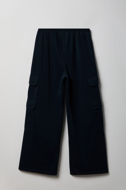 Fleece Ultra-Wide Cargo Sweatpant