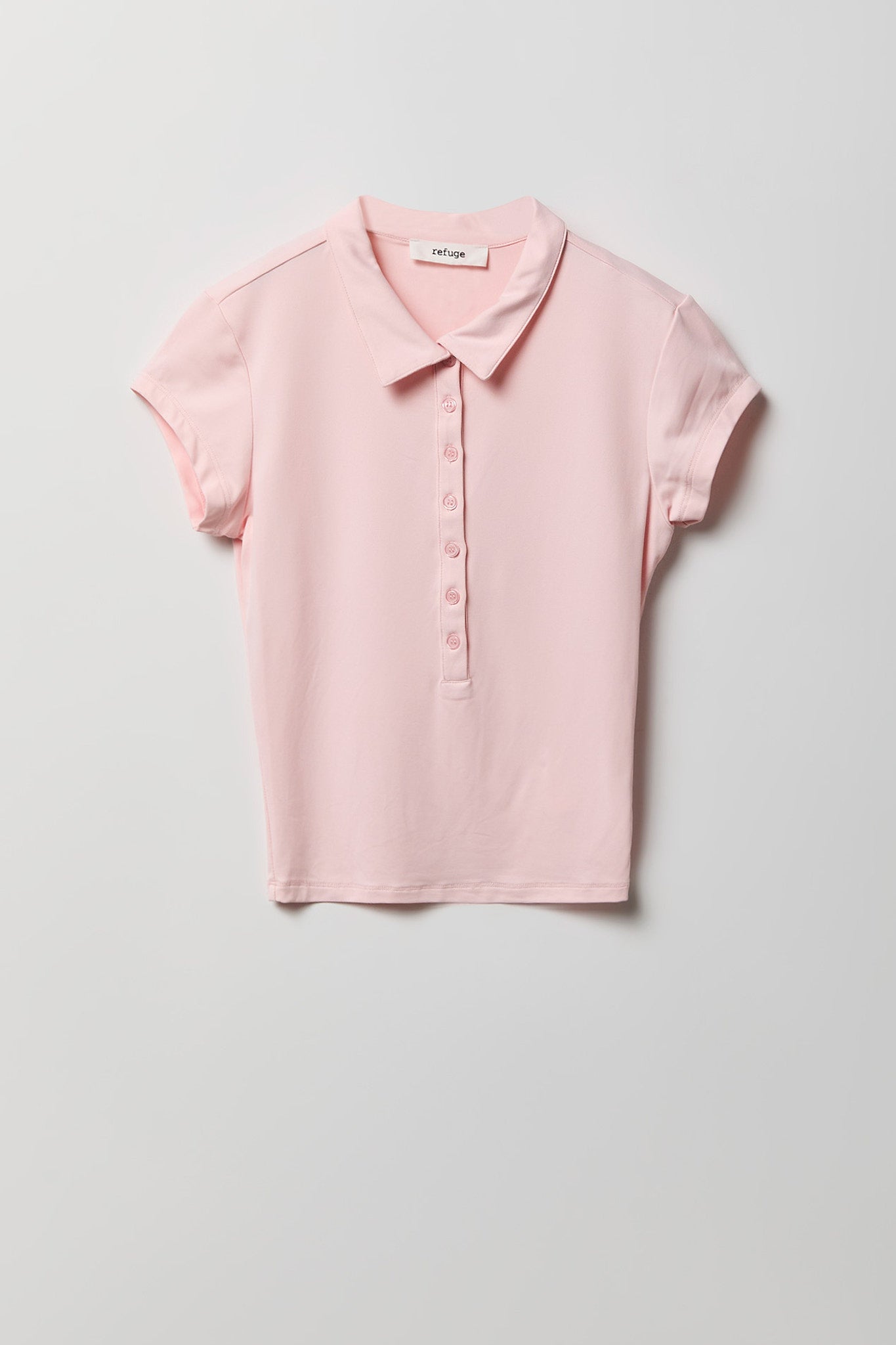 Contour Button-Up Polo