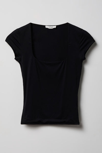 Luxe Heavy Contour Square Neck Top