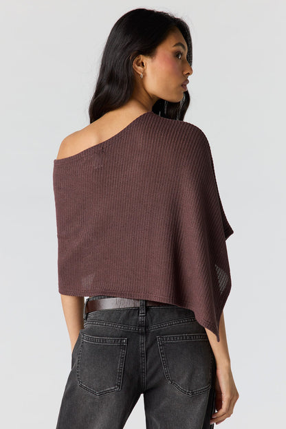 Ribbed Poncho