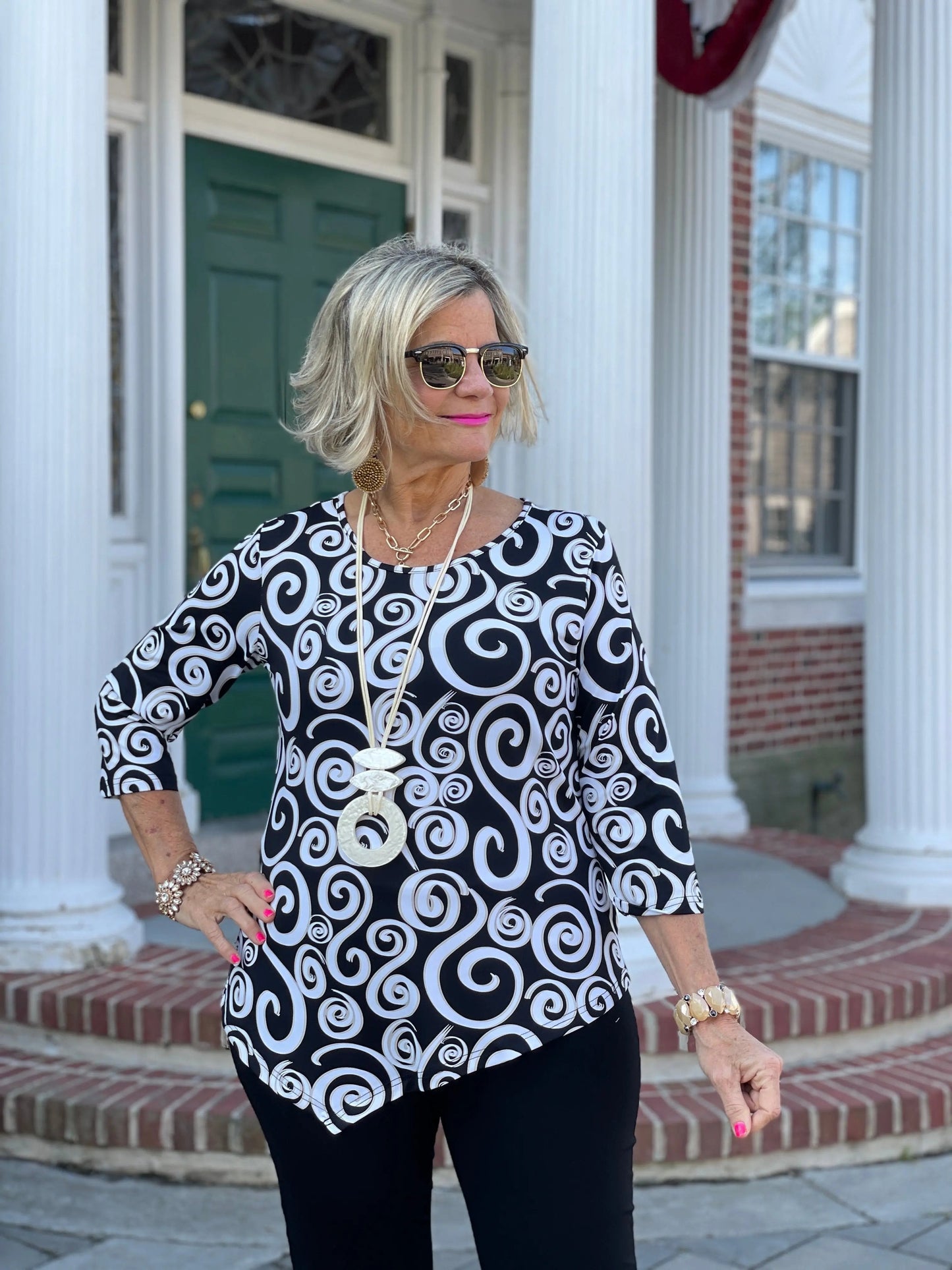 INFINITY  CHIC ASYMMETRIC TOP