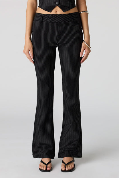 Mid Rise Flare Dress Pant