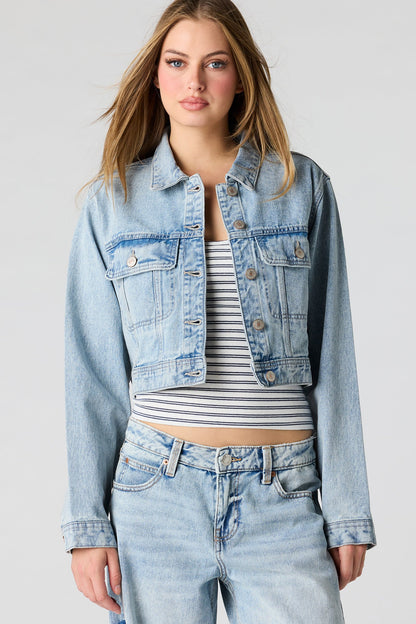 Cropped Denim Jacket