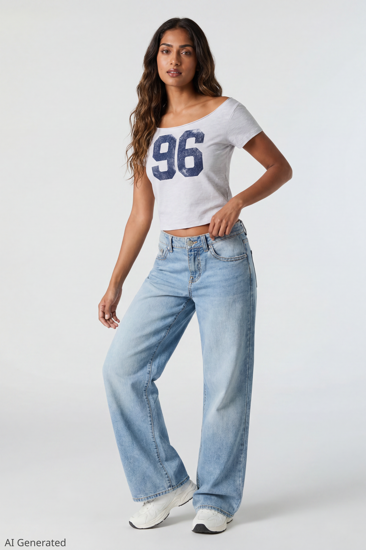 Off Shoulder Graphic T-Shirt