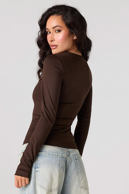 Luxe Heavy Contour Long Sleeve Top