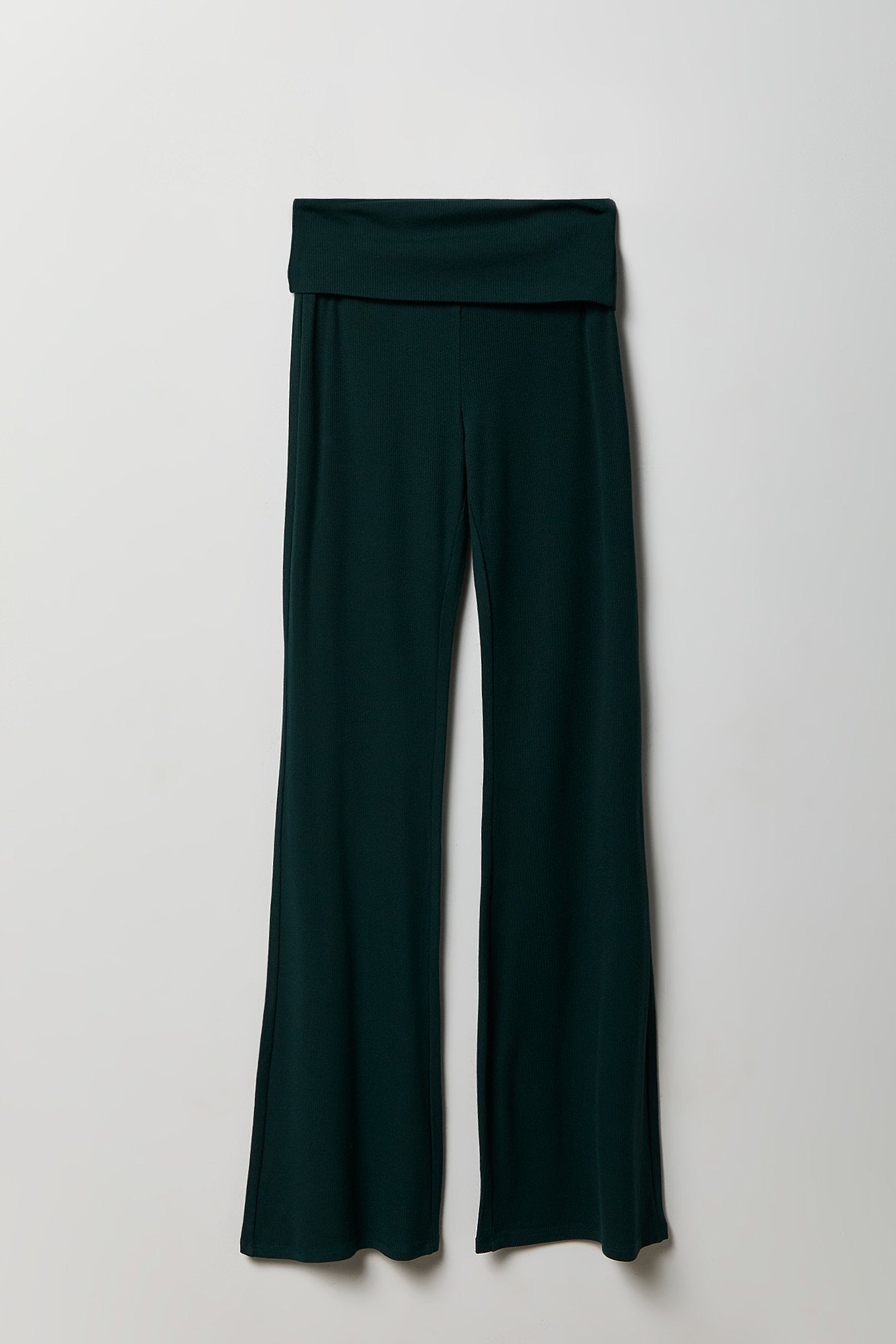 Soft Ribbed T-Shirt & Flare Pant Set