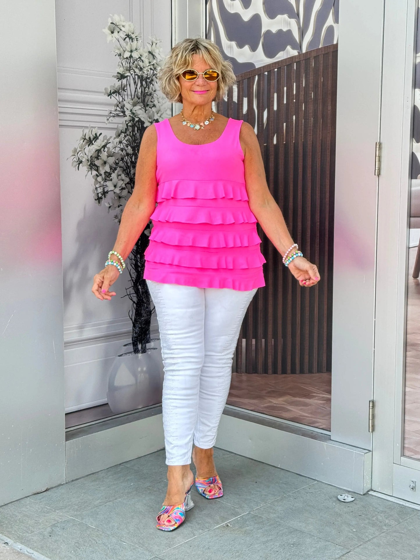 HOT PINK CHA CHA TANK