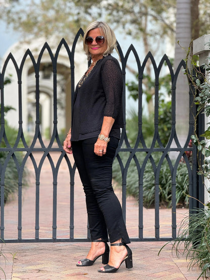 LULU-B HUNTER BLACK WRAP