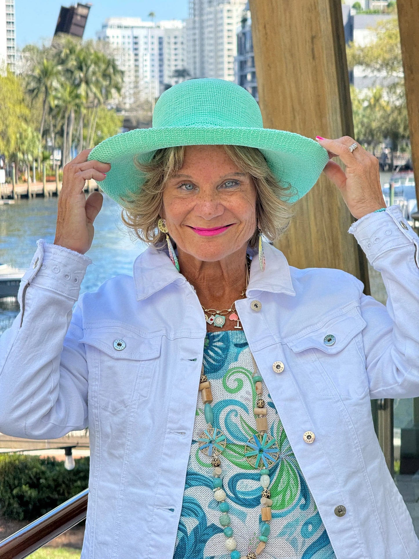 Ethyl Eyelet Elegance Jacket - Delightful