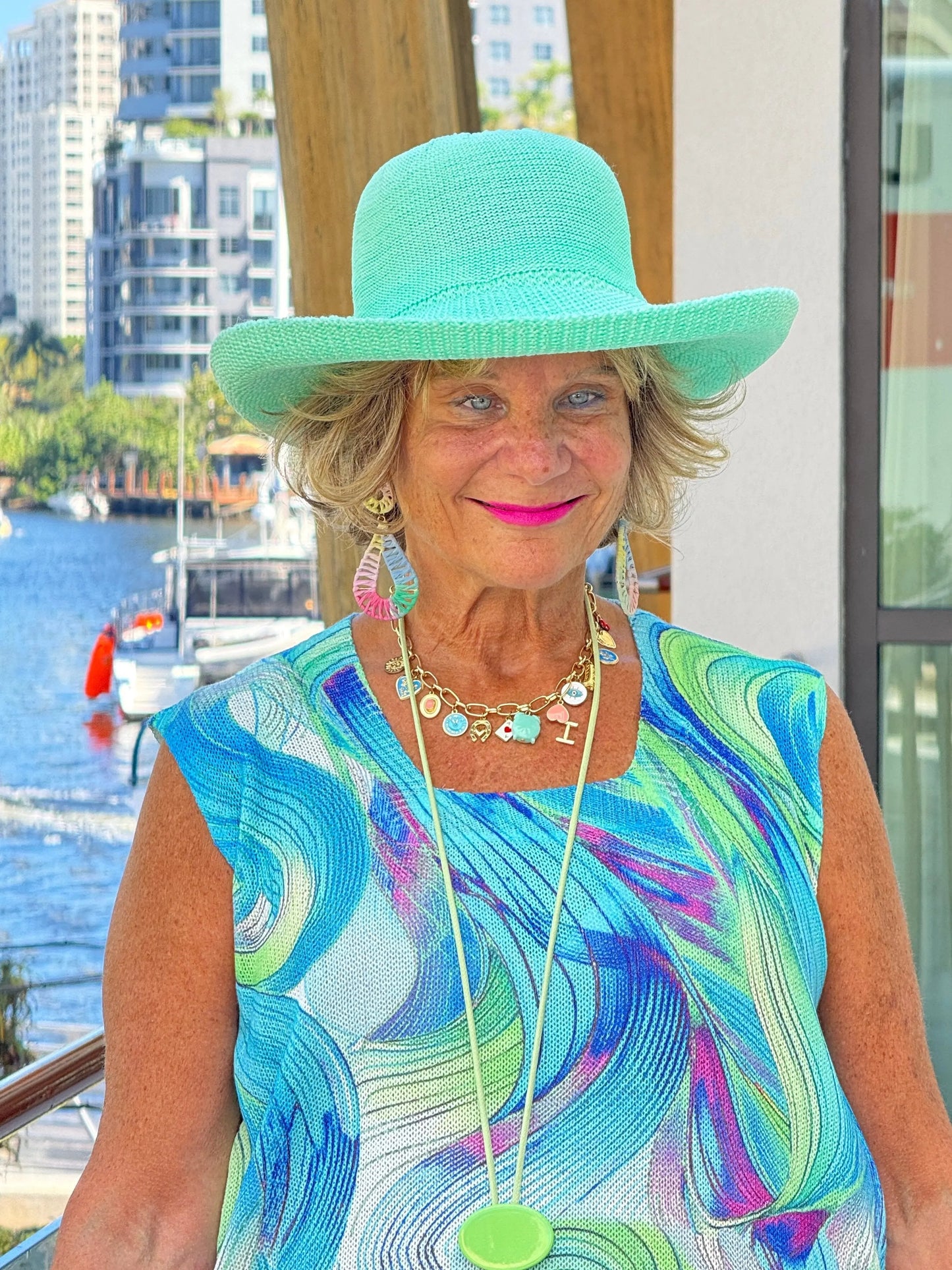COLOR SPLASH CARDIGAN - BOUNTIFUL