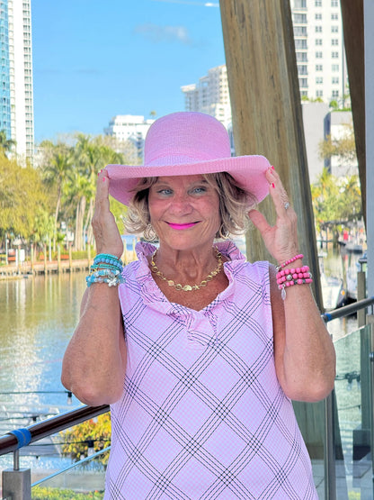 LULU B PINK CHIC RUFFLE DRESS