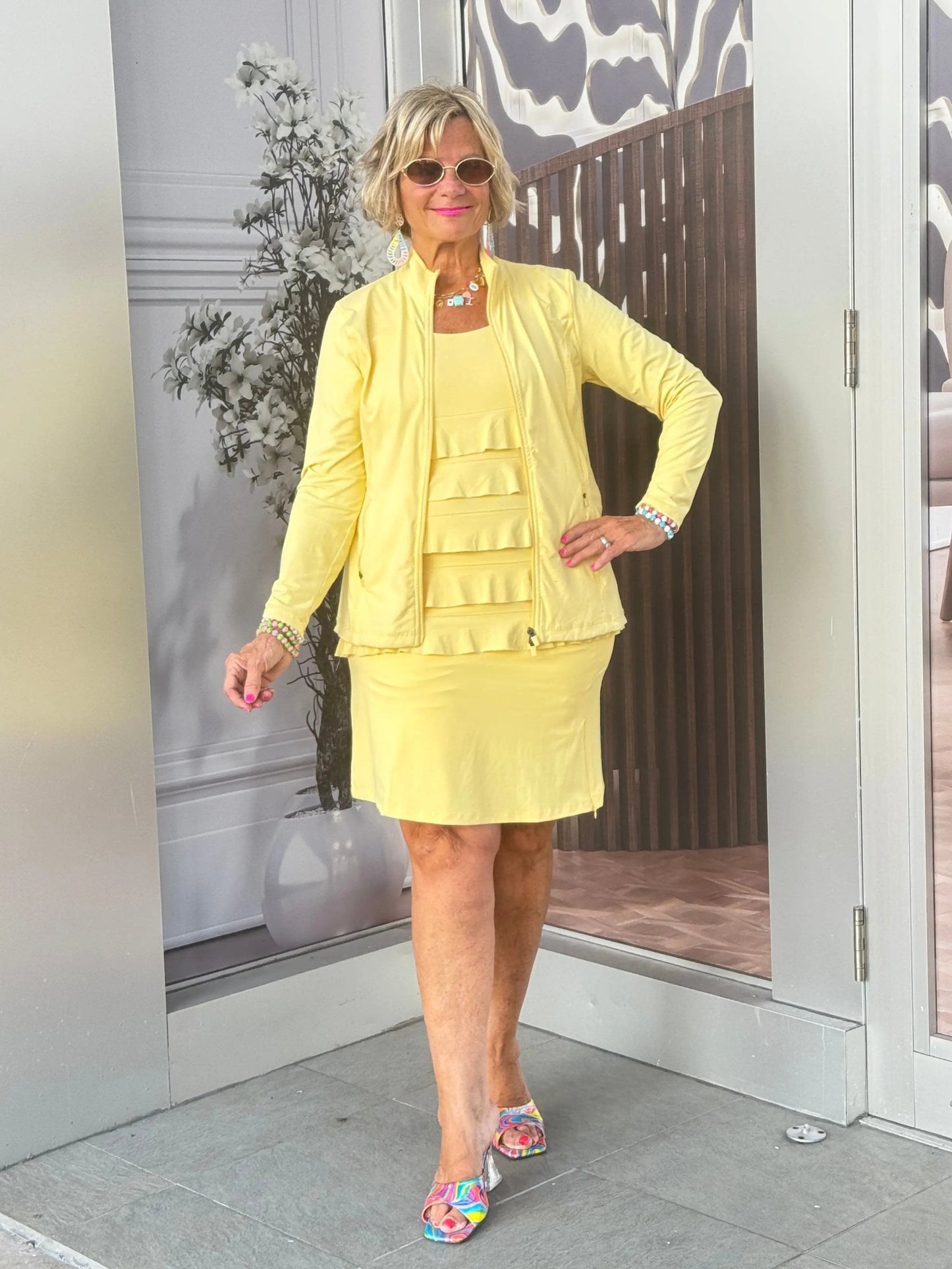 LULU B YELLOW SKORT