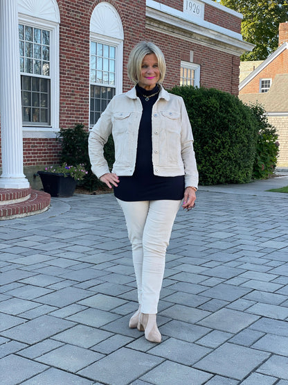 LULU-B STONE VELOUR PANTS