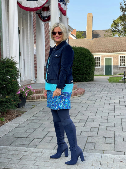 FANTASIA  BLUE SKORT