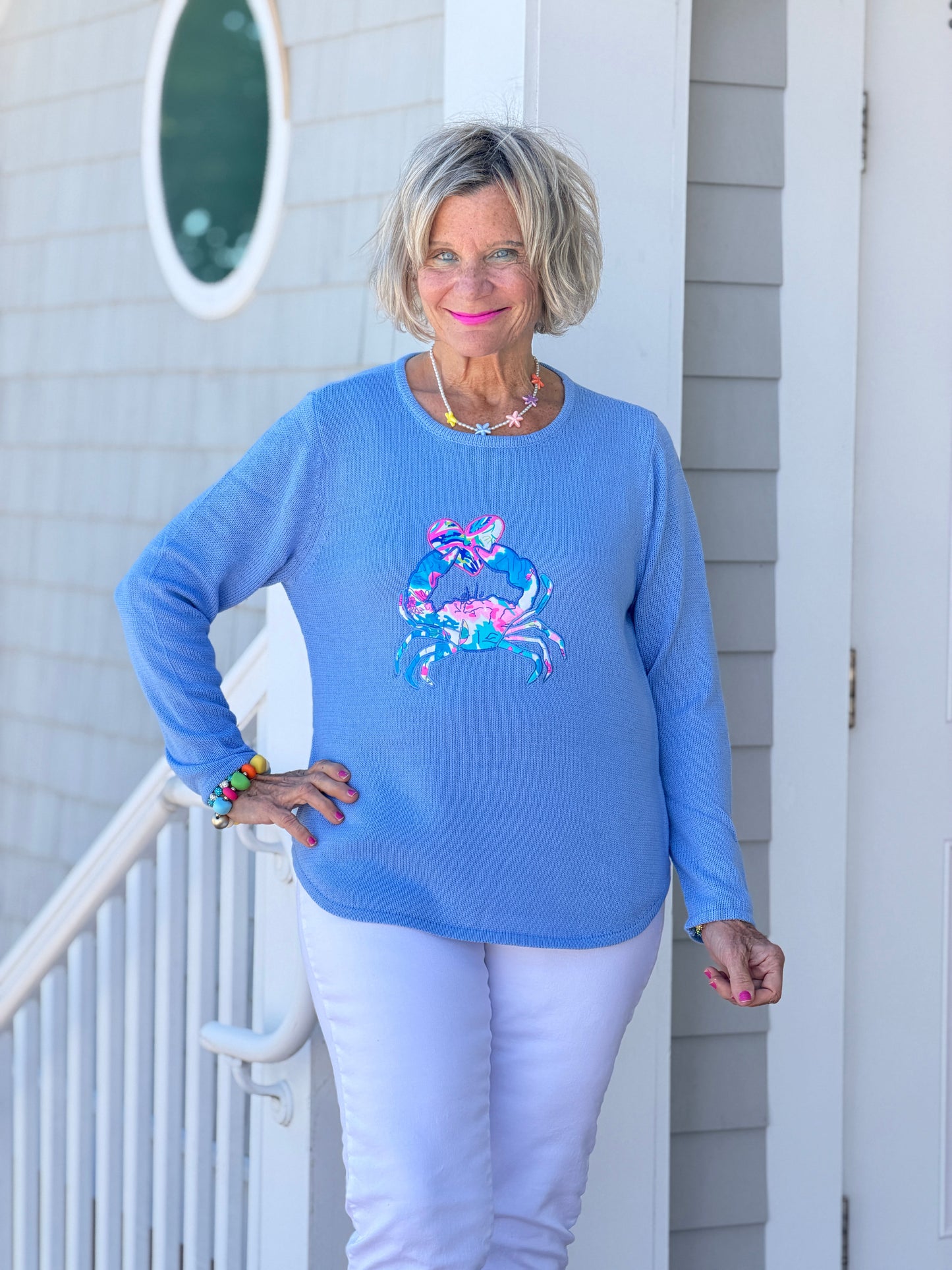 BEACH CLUB PERRI CRAB SWEATER