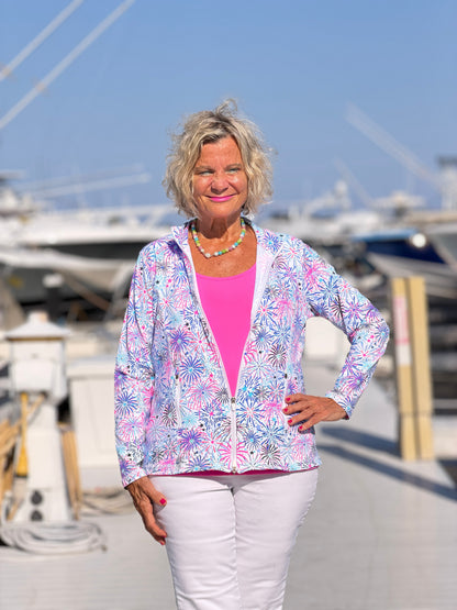 LULLU B FIREWORKS FULL ZIPPER JACKET