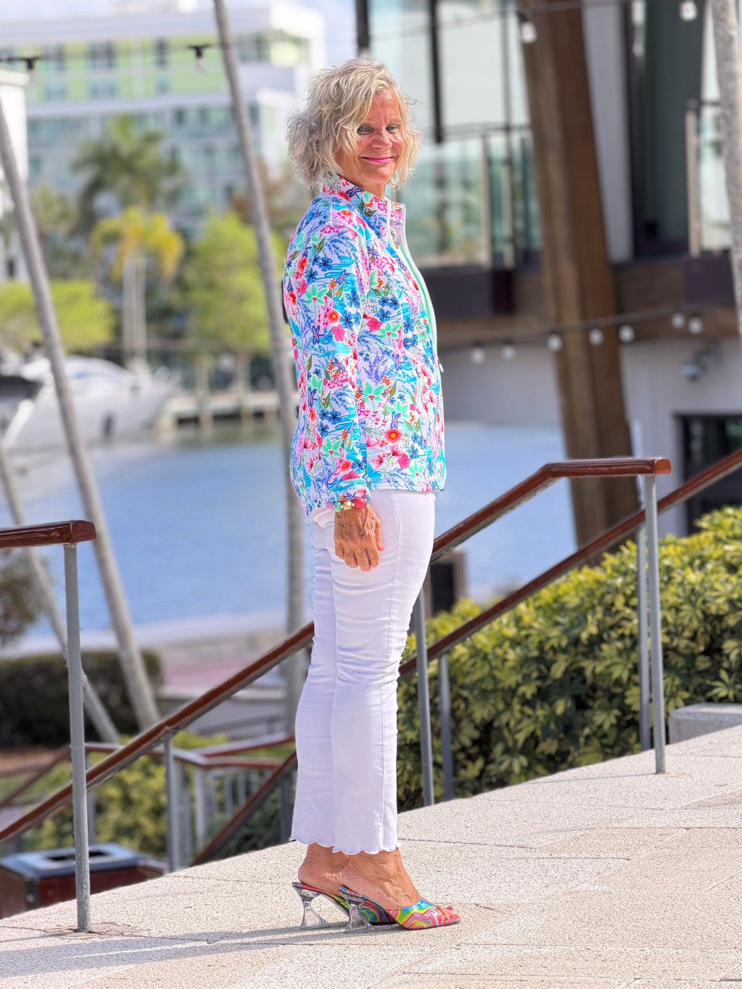 LULU B PARADISE GARDEN FULL ZIPPER