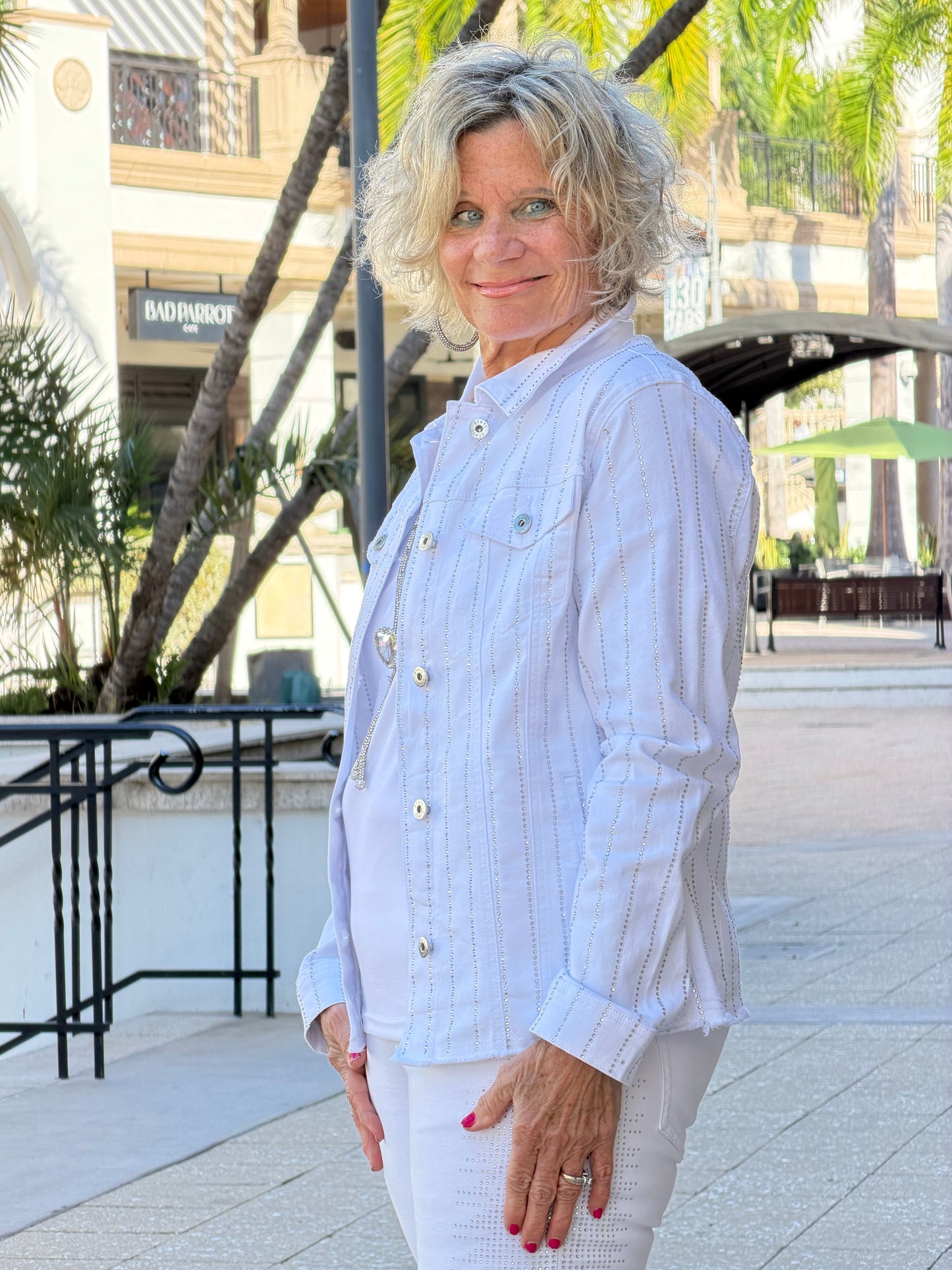 ETHYL WHITE STARLIGHT BLING JACKET