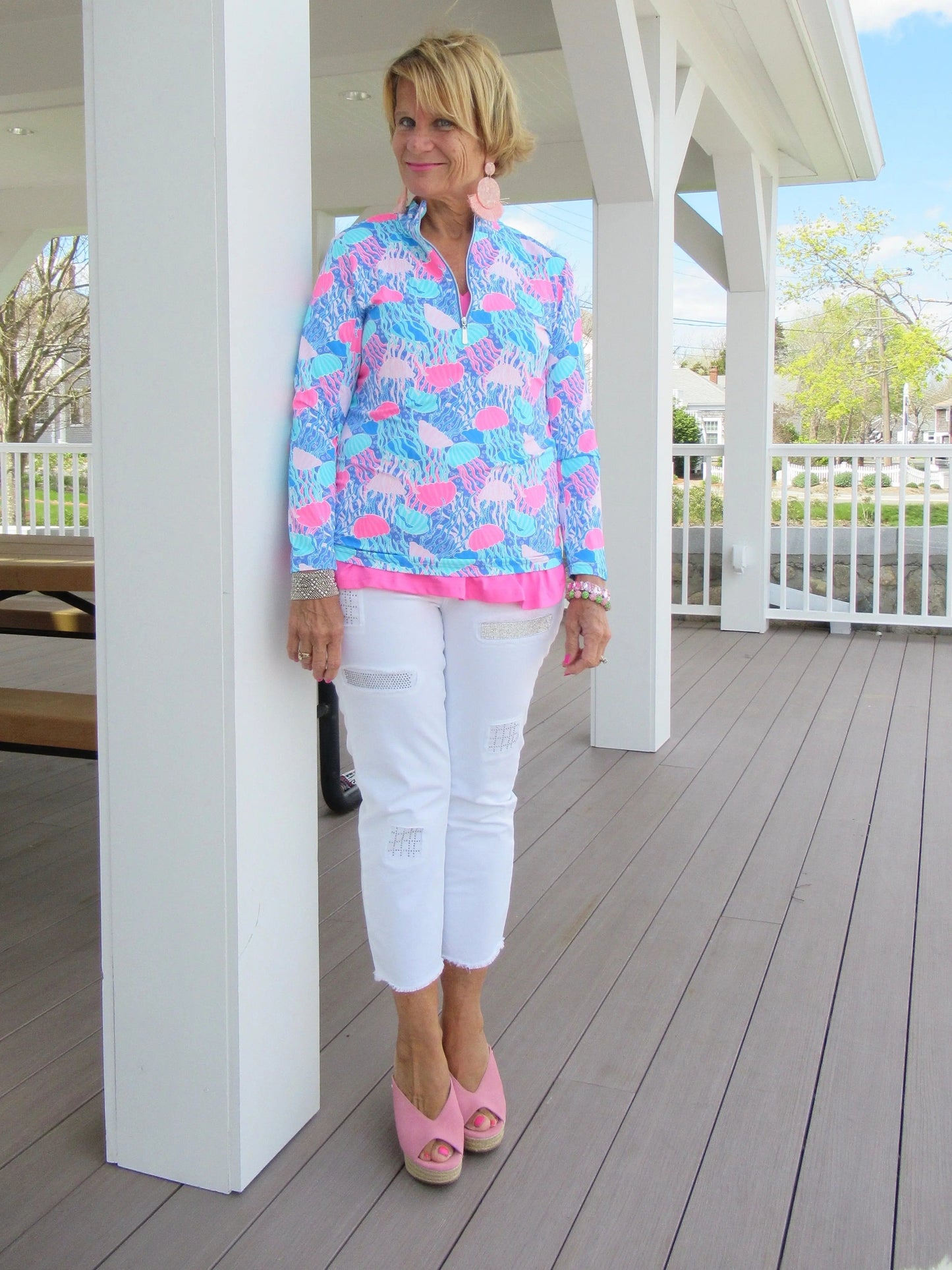 JELLYFISH ZIPPER TOP