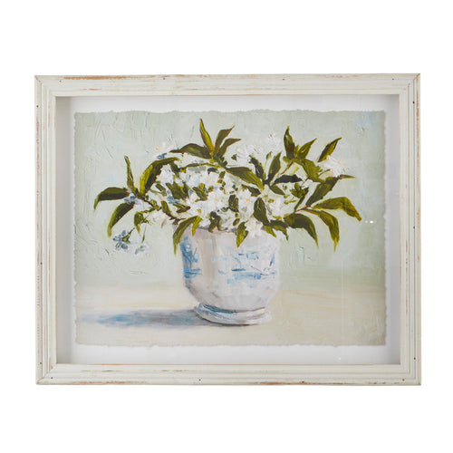 18" Cherry Blossoms Shadowbox Framed Print