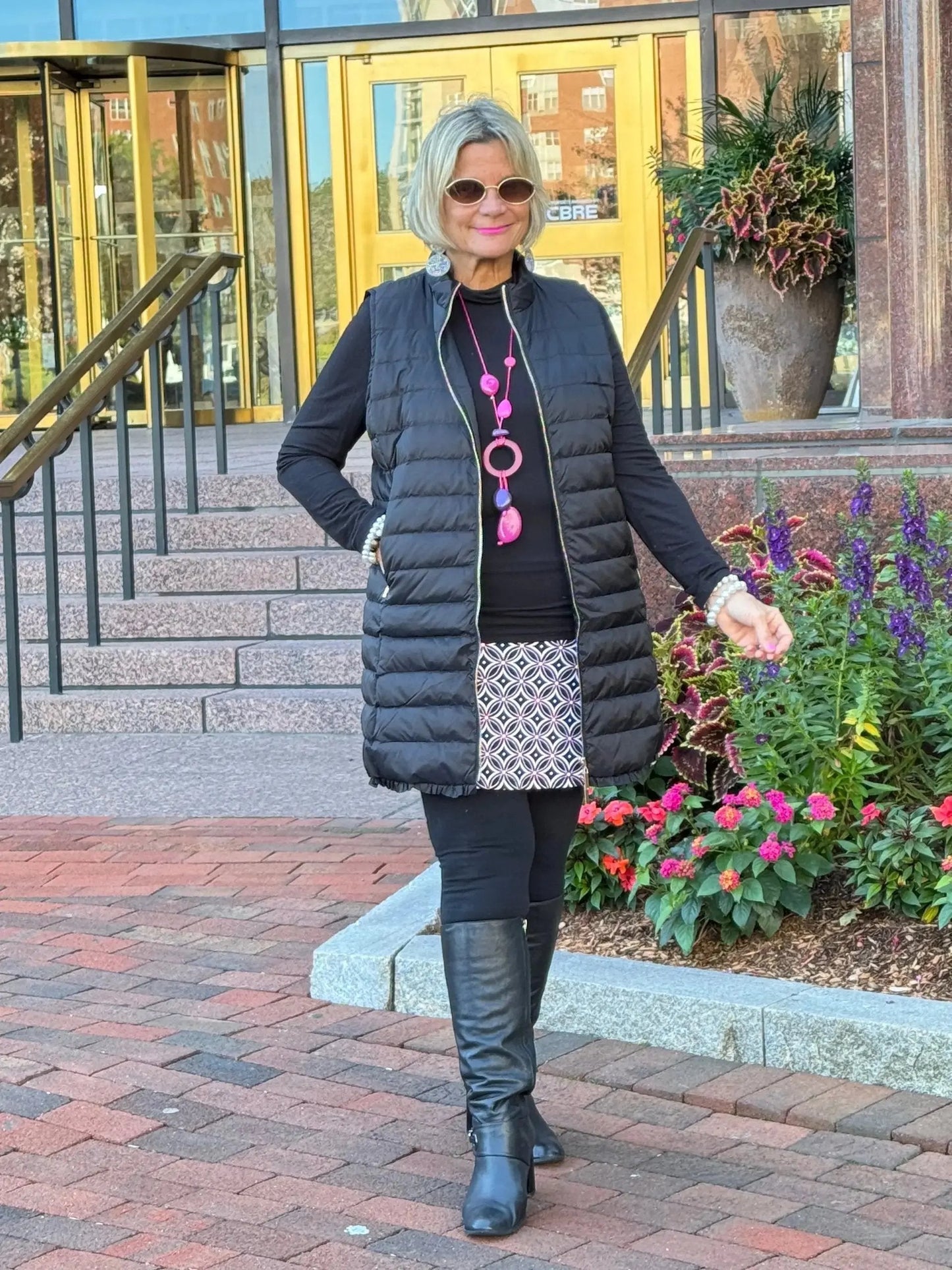 LULU-B BLACK PUFFER VEST