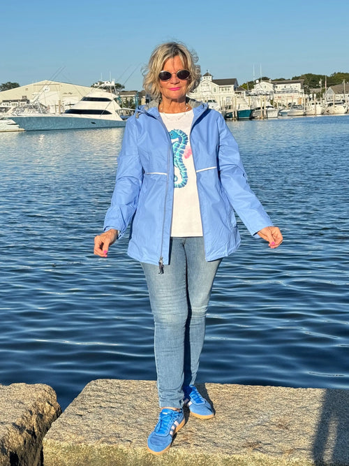 Englander® Rain Jacket Perriwinkle