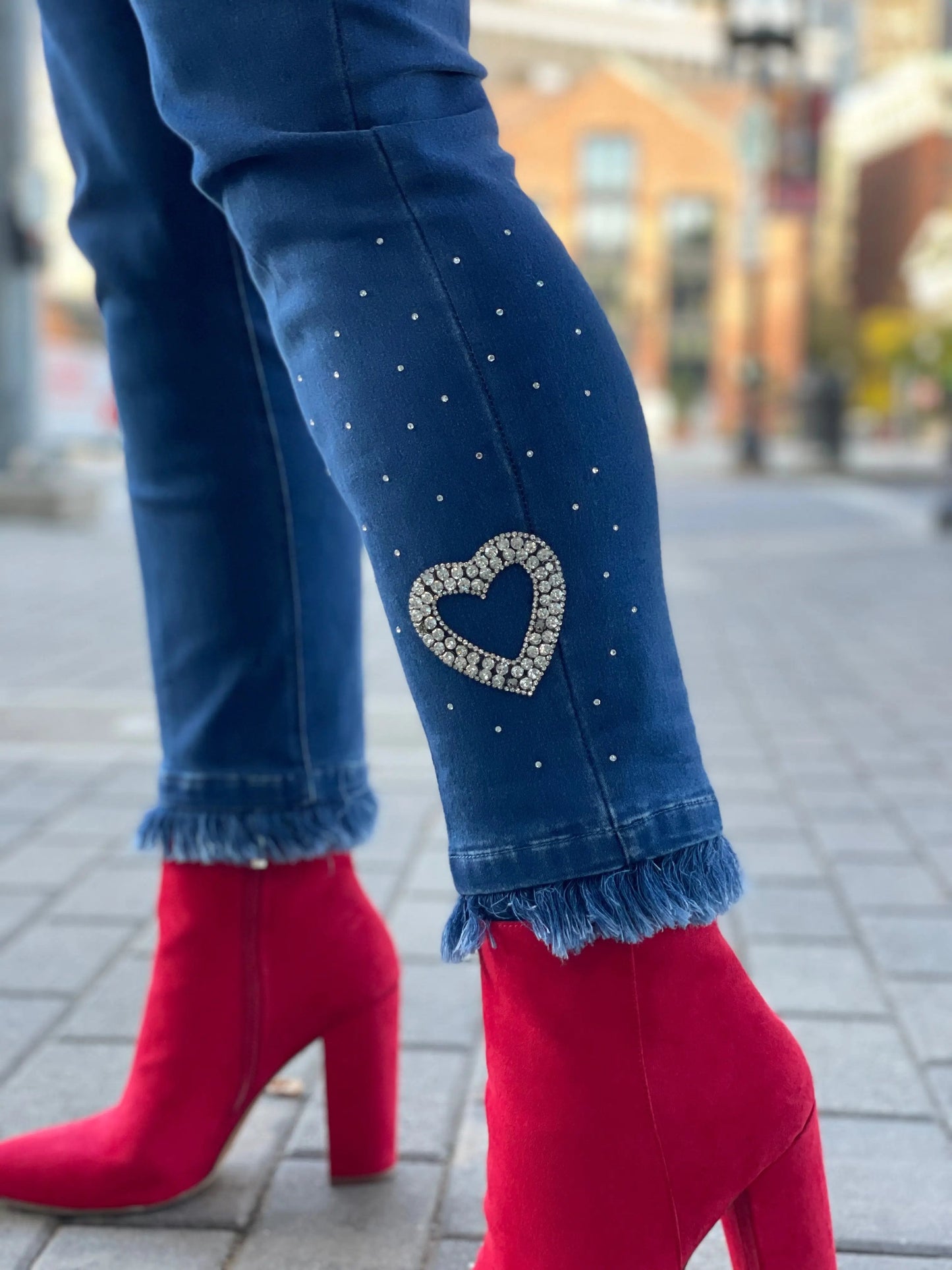 HOLIDAY RED BLING CAPE