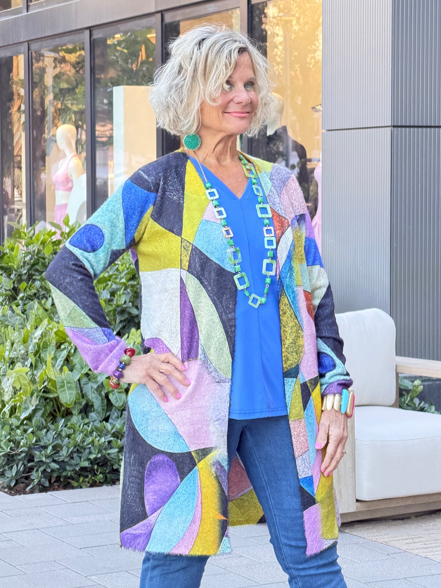Ethyl Draped Open Front Cardi - Anticipate