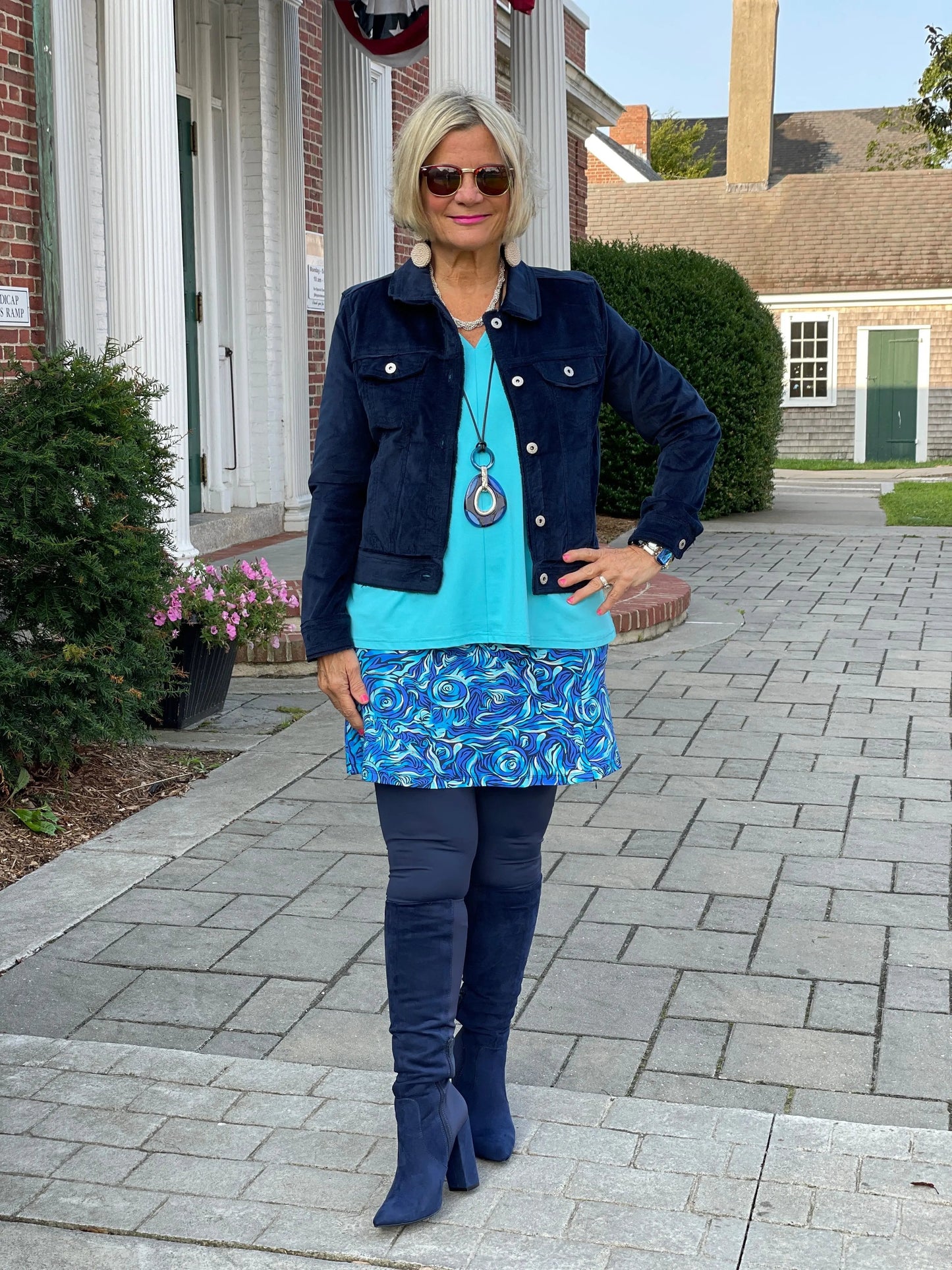 FANTASIA  BLUE SKORT