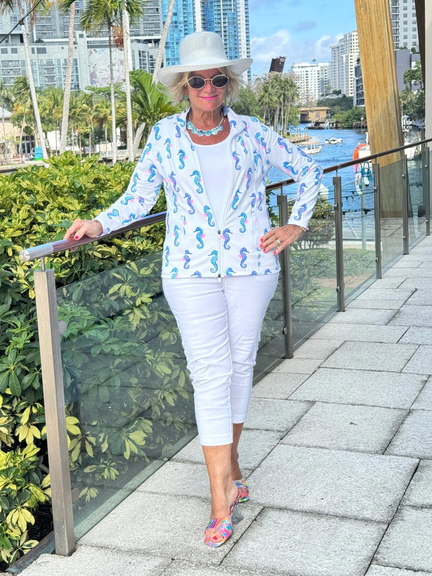 LULU B SHORELINE CHARM FULL ZIPPER JACKET