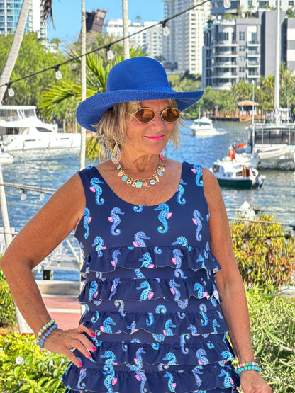 LULU B MIDNIGHT REEF CHA CHA DRESS