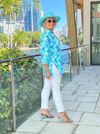 LULU B STARFISH SPLASH TUNIC