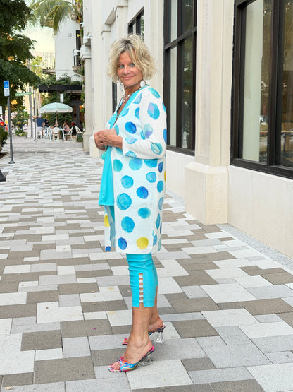 AQUA DOT CARDIGAN