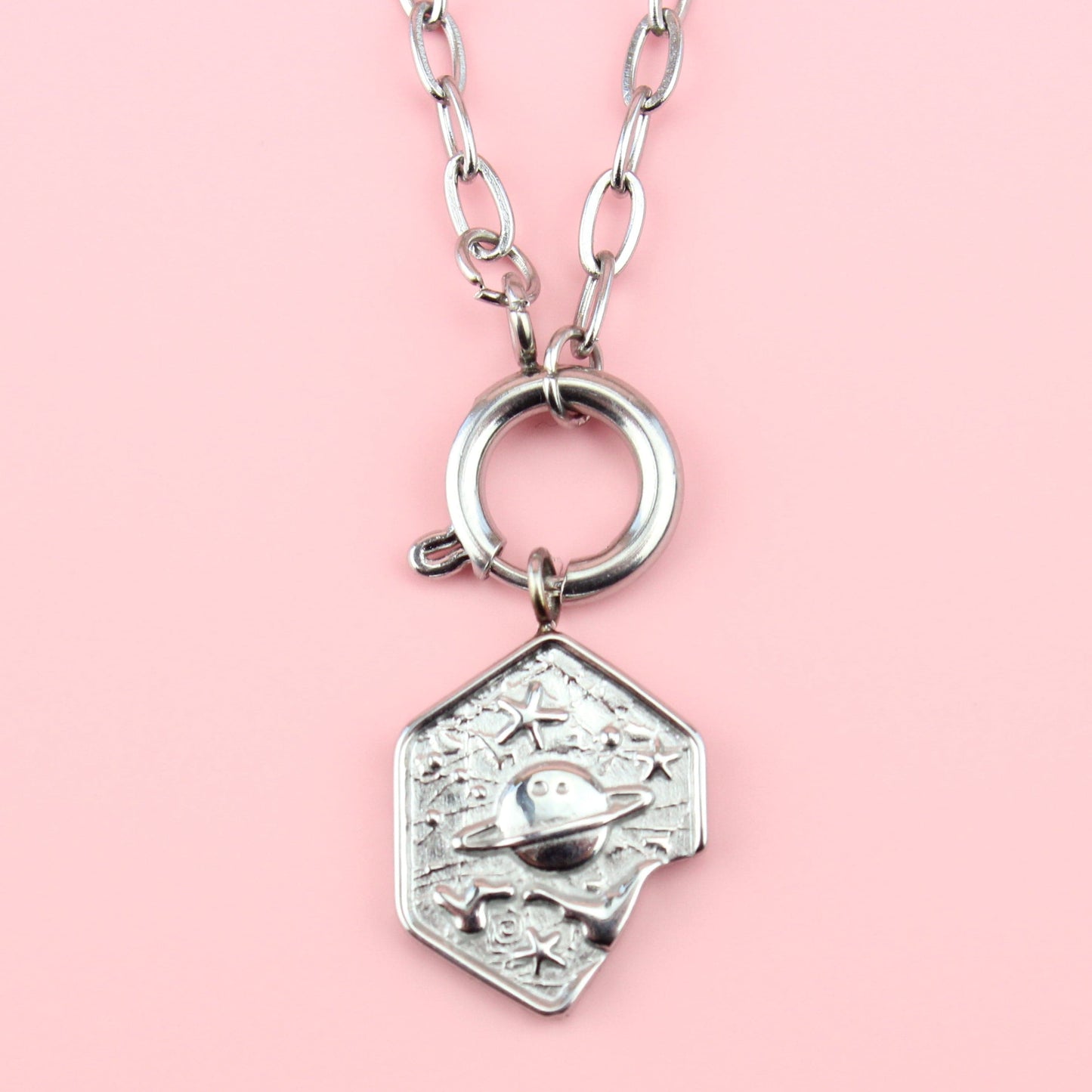 Planet Pendant Necklace