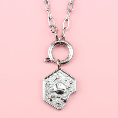 Planet Pendant Necklace