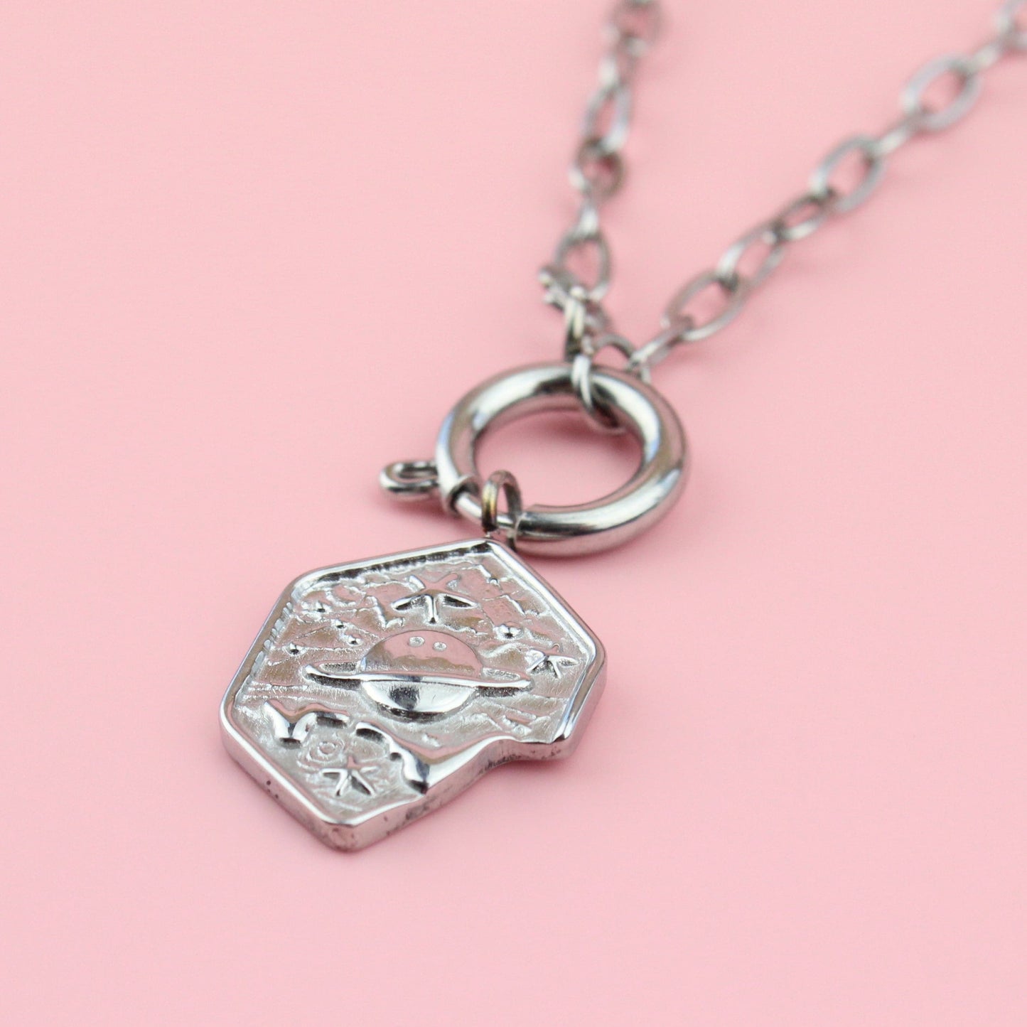 Planet Pendant Necklace