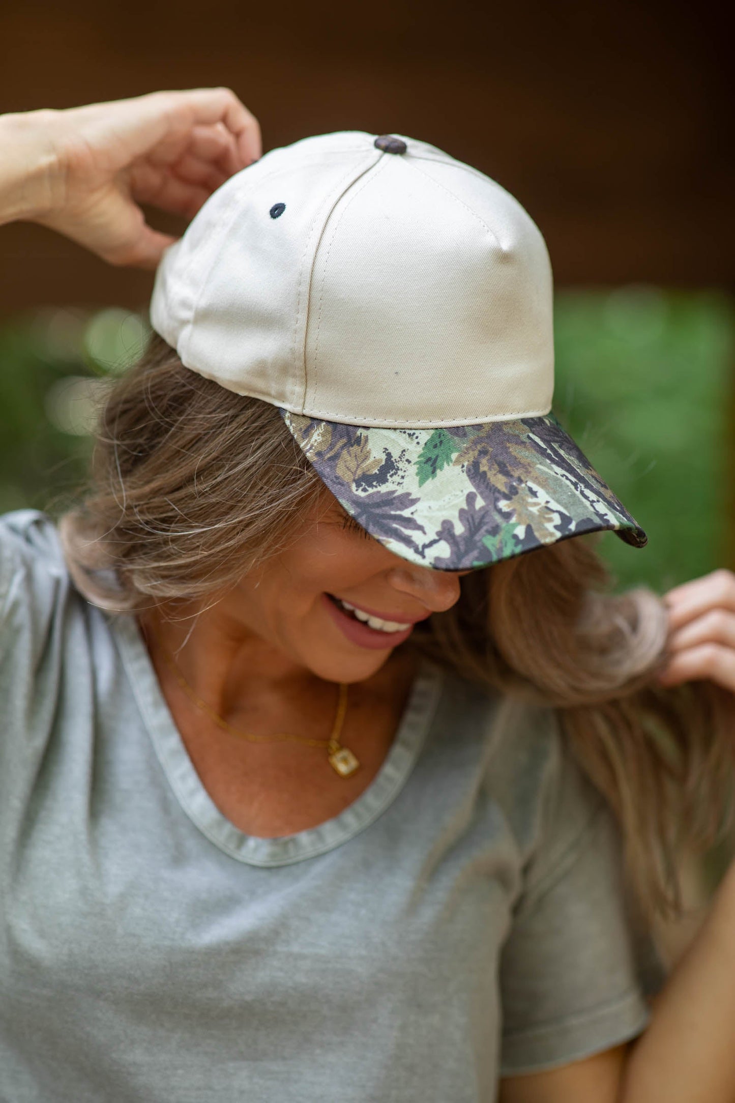 Camo Two Tone Snapback Hat