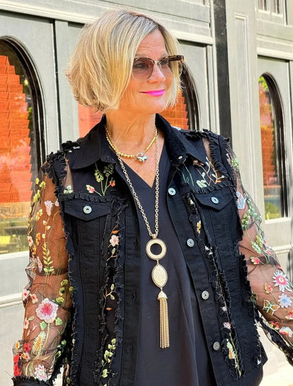 Ethyl The Whimsy Jacket - BLACK