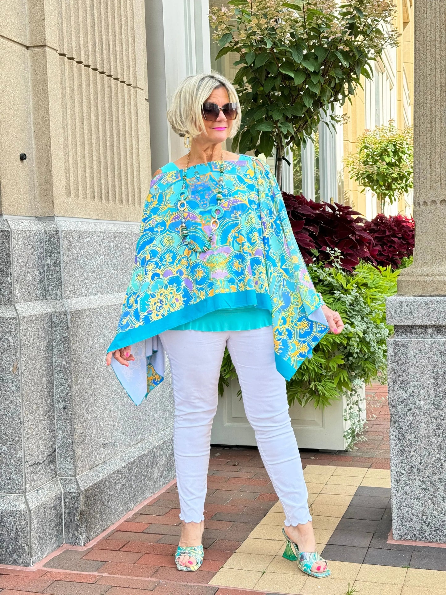 AQUA MARINE SEVEN WAY SCARF
