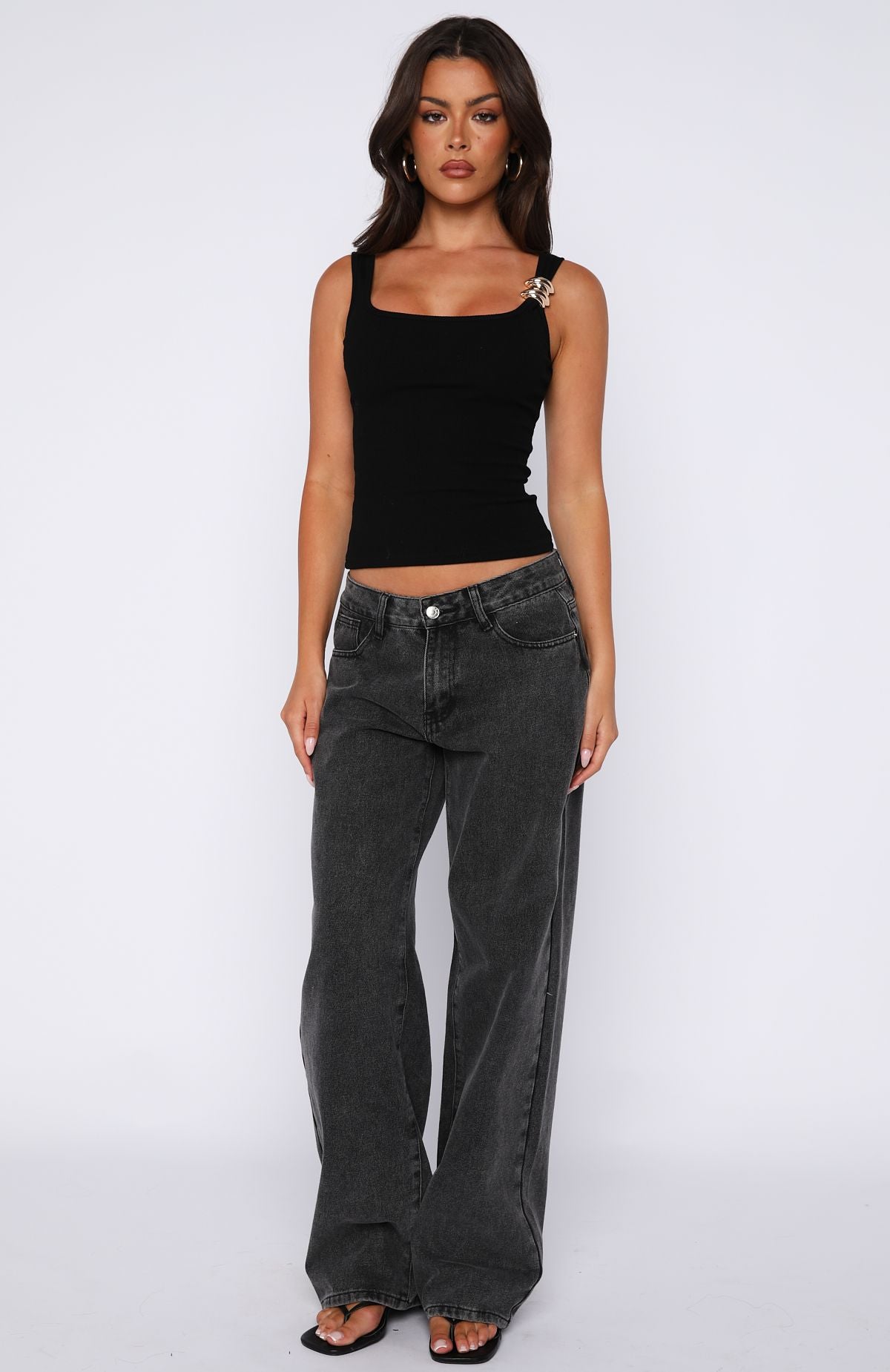 Horizon Heat Tank Top Black