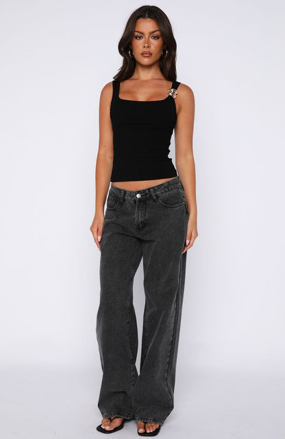 Horizon Heat Tank Top Black