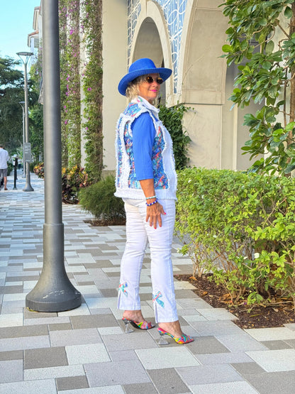 ETHYL RIBBON BOW LONG PANT