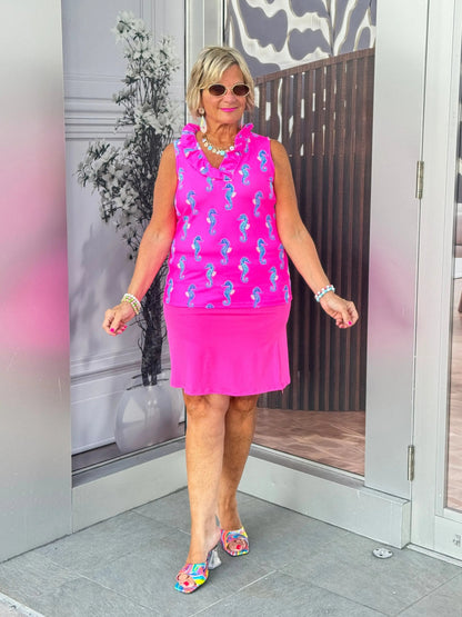 HOT PINK SKORT