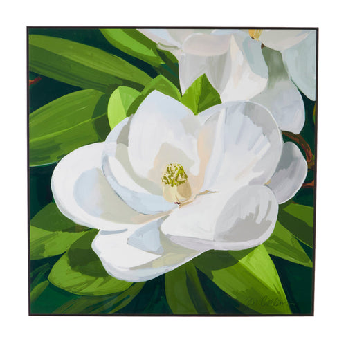 23.75" Magnolia High Shine Framed Print
