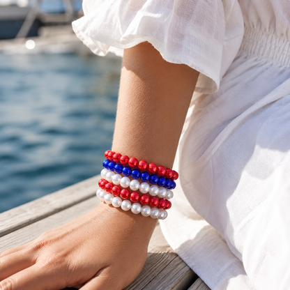 Dockside - Pearl Stretch Bracelets