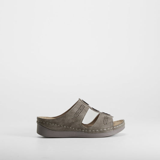 Sandalia cosida confort beige COMFEET