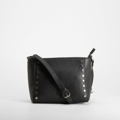 Bolso bandolera negro moderno elegante PICCOLA PIU
