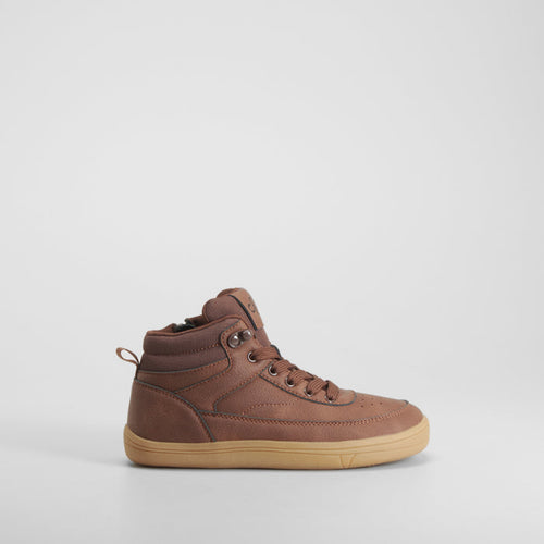 Zapatilla barefoot cordones marrón COMFEET KIDS
